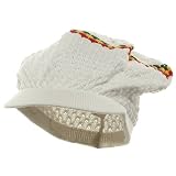 Rasta RGY Beanies Visors (02)-White