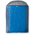 Gelert Hebog - Sac de couchage double avec capuche - Bleu marine/ royal / Doublure grise