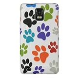 Rainbow Paw Hard Case Snap On Faceplate Cover For Samsung Infuse 4G i997