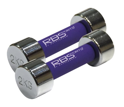 RBSports Chromhantel 2er Set, violett, 2 x 2 kg, 34060 Preisvergleich