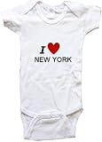 I LOVE NEW YORK - NEW YORK BABY - State-series - White, Blue or Pink Onesie / Baby T-shirt