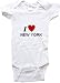 I LOVE NEW YORK - NEW YORK BABY - State-series - White, Blue or Pink Onesie / Baby T-shirt