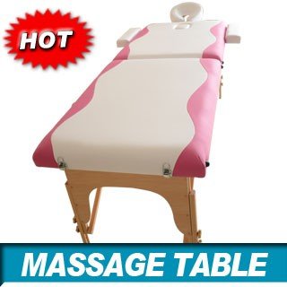 Best US Seller NEW Foldable 2 Portable Massage Table Bed Pink White