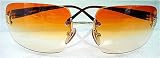 CHANEL Sunglasses 4026 Unisex Orange With Logos on Front Color Code 139-56