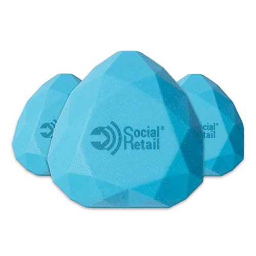 iBeacon i8 Water-Resistant Silicone Bluetooth LE 4.0 Programmable Beacon, 3-Pack