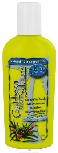 Caribbean Solutions SPF 25 Biodegradable Sunscreen 6 Ounces