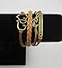 ETSYG® Mermaid Bracelet Vintage Bronze Coffee Rope Knit Heart Adage Punk Simple Charms