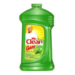 Mr. Clean with Gain Multi Surface Cleaner, Original Fresh Scent, 40 Ounce (Pack of 3)