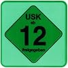 20 St�ck USK 12 Aufkleber / Sticker - Freigegeben ab 12 Jahren gem�� � 14 JuSchG.