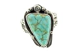 Number 8 Turquoise Ring in Sterling Silver
