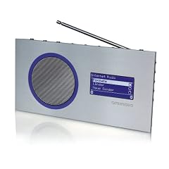 Grundig Cosmopolit 7 WEB Tragbares Internetradio mit DAB silber/blau