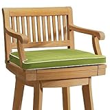 IMAGE OF Cassara Swivel Outdoor Bar Stool Cushion - Frontgate, Patio Furniture