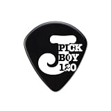 Pickboy J-Pick, Black, Cellulose, 1.20mm, 50 picks