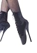 7 Inch Spike Heel Ballet Ankle Boots Women's Size Shoe