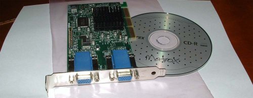 Matrox Millennium G450 32MB Dual VGA AGP Video Graphics Card