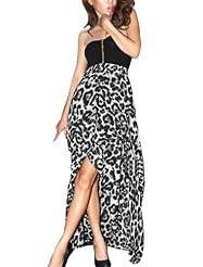 Strapless Summer Corset   Waistline Polyester Stretchy  Dress