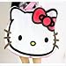 **Us Seller**sanrio Pink Super Big Hello Kitty Tote Shopping Travel Bag School Bag