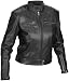41eEsvIc%2BjL. SL75  River Road Womens Savannah Leather Motorcycle Jacket Small