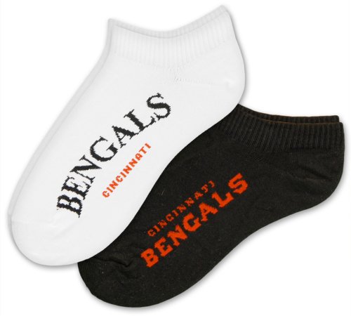 Cincinnati Bengals Women's No-Show Socks (2-pack)