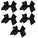 Greatlookz Fashion Solid Color Extra Large Grosgrain Ribbon Bow Set of 5