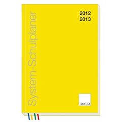 TimeTex System-Schulplaner A4-Plus Gelb - Schuljahr 2012 / 2013 - Lehrerkalender - Terminplaner - Lehrerplaner - Unterrichtsplaner - Schulplaner - Lehrertimer - 10750
