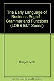 Early language of business English