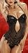 How To Measure Bra Sizes : Escante Women's Sequin Teddy