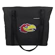 University of Kansas Tote Bag KU Jayhawks Logo - For Travel or Beach Gift Ideas for Man Men Him Her Women Ladies or College Fans Students OFFICIAL NCAA MERCHANDISE