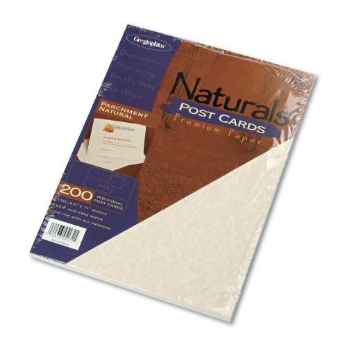 Cover image : Geographics Recycled Parchment Naturalst Collection Postcards, 65-Lb., 5-1/2 X 4-1/4, 200/Pk (GEO45172)