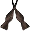Antonio Ricci SELF TIE Bow Tie Solid CHOCOLATE BROWN Color Men's BowTie