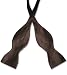 Antonio Ricci SELF TIE Bow Tie Solid CHOCOLATE BROWN Color Men's BowTie