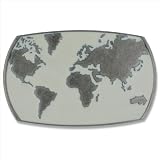 World Map Belt Buckle