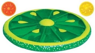 LHBC NEW Giant Swimming Pool Fruit Slice Float Fun Island Lime Lemon-Yellow