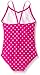 Kanu Surf Toddler Girls Chloe One Piece Swimsuit, Chloe Pink Dot,4T