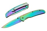 SZCO SUPPLIES 210930 Rite Edge Rainbow IV Folding Knife