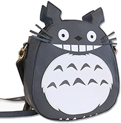 Coolchange Miyazaki Hayao Anime Cute Totoro with Laugh Shoulder Pu Bag Handbag