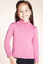 Pure Cotton Roll Neck Plain Jumper