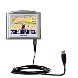 Produkt-Bild: Klassisches USB Kabel f&uuml;r TomTom ONE 3rd mit Hot Sync und aufladen Einsatzm&ouml;glichkeiten - von Gomadic mit TipExchange Technology