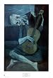 Le Vieux Guitariste / The Old Guitarist, Art Poster by Pablo Picasso