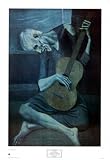 Le Vieux Guitariste / The Old Guitarist, Art Poster by Pablo Picasso