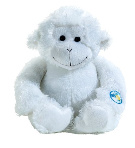 Childrens Toyshop  Toys : GloE - 12" Colour Change Babies - White Monkey