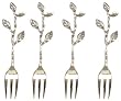 Decorative Stainless Steel Mini Branch Fork Set of Four