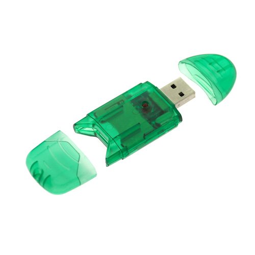 10-in-1 USB 2.0 High Speed Green Memory Card Reader Writer for SD SDHC MiniSD MiniSDHC MMC rsMMC