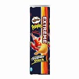 Pringles Potato Crisps Super Stack Extreme, Blazin' Buffalo Wing, 6.38-Ounce Tubes (Pack of 14)