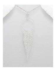 Pendant Necklace In 92.5 Sterling Silver