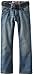 Lee Big Boys' Dungarees Belted Slim Straight Leg Jean