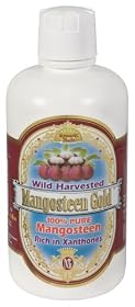 Dynamic Health Mangosteen Gold- 100% Pure Organic Certified Mangosteen Juice, 32-Ounce Bottle