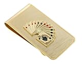 Playing cards gambler money clip. Made in the USA