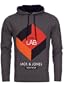 Jack and Jones Hoodie Shape Sweat Core Kapuzenpullover grau melange