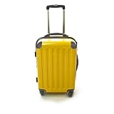 Valise rigide &agrave; roulettes jaune soleil 4x rouler &agrave; 360 degr&eacute;s 63x42x28 Volume: 87 L Hauptstadtkoffer